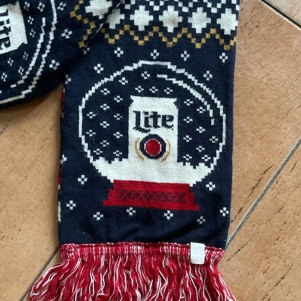 Miller Lite Unisex Oblong Christmas Scarf